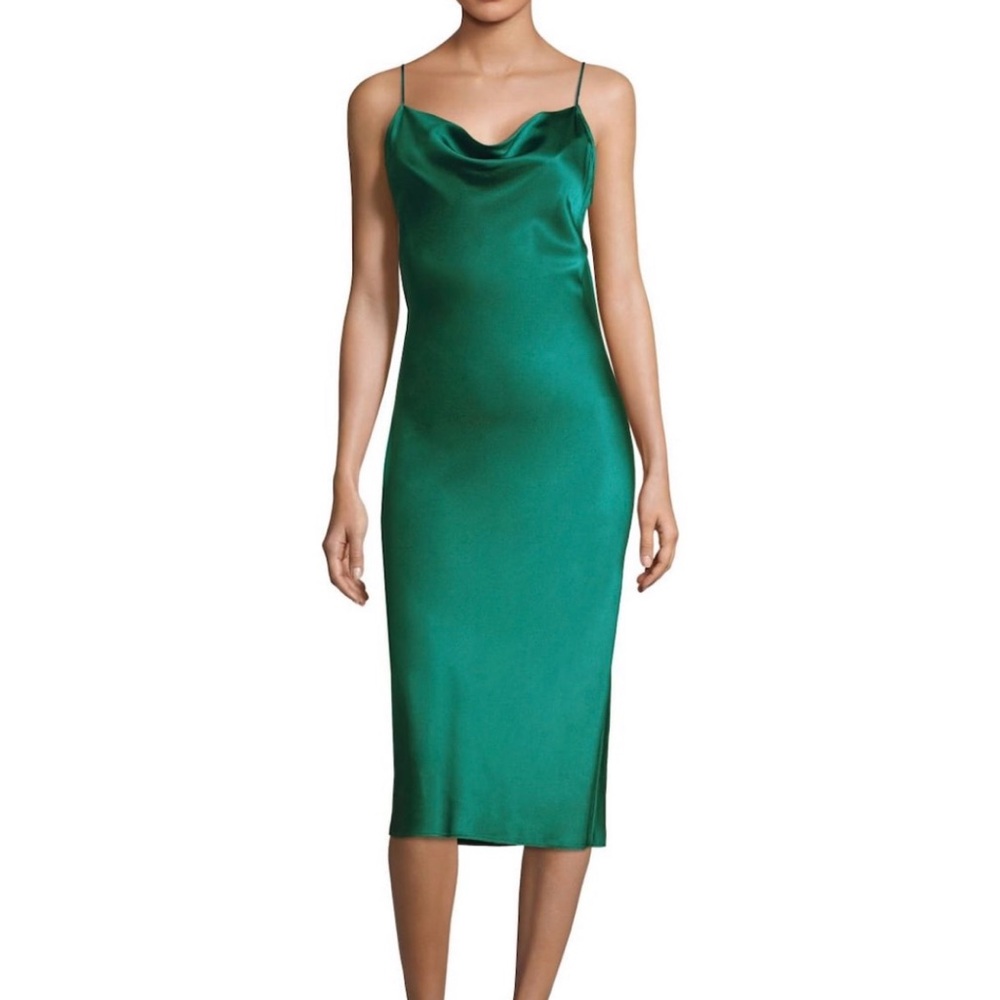 Cowlneck Silk Nightgown